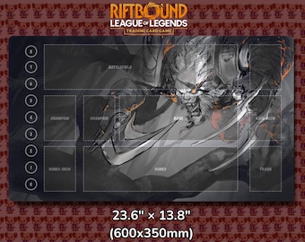 Rengar V11 - Tapis de jeu pour jeu de cartes à collectionner RiftBound