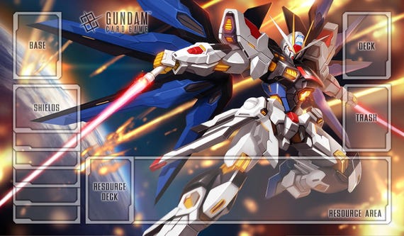 ストライクフリーダムガンダム TCGプレイマット - Etsy 日本