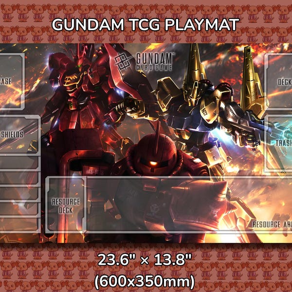 Char MS Gundam TCG Playmat