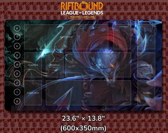 Rengar V25 - Tapis de jeu pour jeu de cartes à collectionner RiftBound