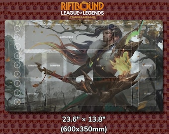 Yasuo V7 - Tapis de jeu pour jeu de cartes à collectionner RiftBound