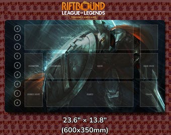 Pantheon V5 - Tapis de jeu de cartes à collectionner RiftBound