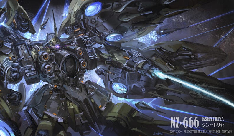 Kshatriya Playmat no layout Gundam TCG Playmat
