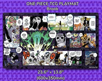 Brook One Piece TCG Playmat