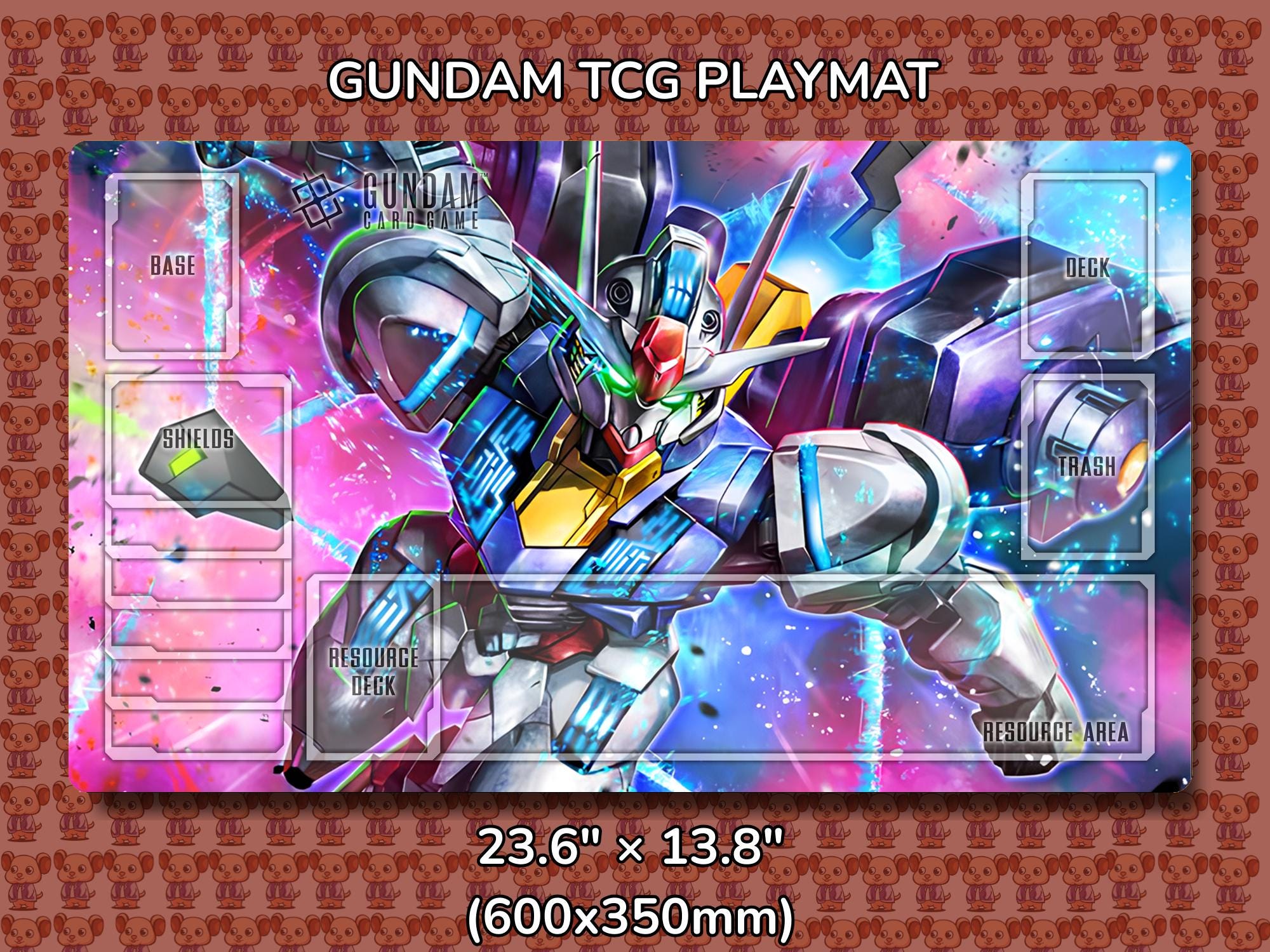 エアリアル PS6 ガンダム TCG プレイマット - Etsy 日本