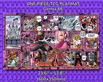 レイジュ ジェルマ66 ワンピースTCGプレイマット：ステッチエッジ