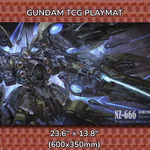 Kshatriya Playmat no layout Gundam TCG Playmat Mockup