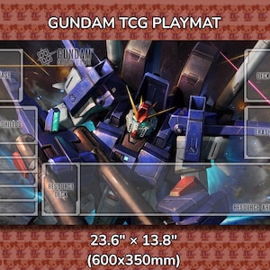 Full Armor ZZ Gundam TCG Playmat Mockup