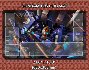 Full Armor ZZ Gundam TCG Playmat
