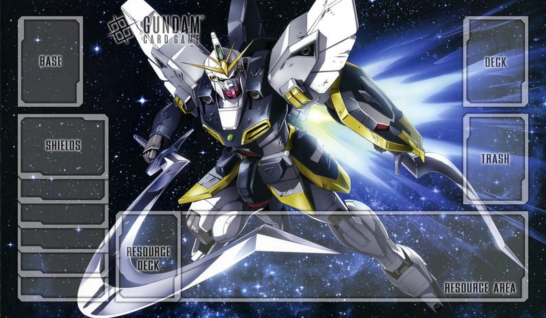 Sandrock Custom Gundam TCG Playmat