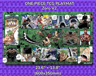 ワンピースTCGプレイマット：ゾロリーダープレイマット - Etsy 日本