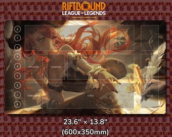 Miss Fortune V8 - Tapis de jeu de cartes à collectionner RiftBound