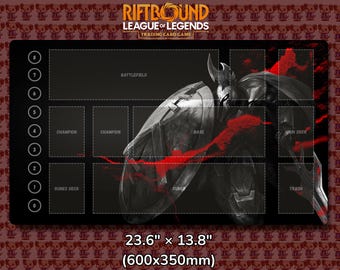 Pantheon V11 - Tapis de jeu de cartes à collectionner RiftBound