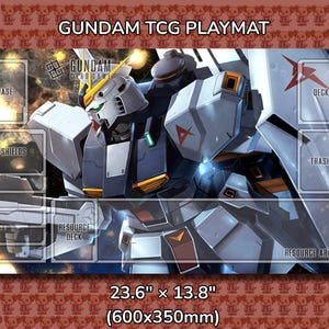 Hi Nu RX932 V2 Gundam TCG Playmat Mockup