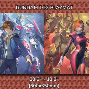 Marida Banagher no Layout Gundam TCG Playmat Mockup