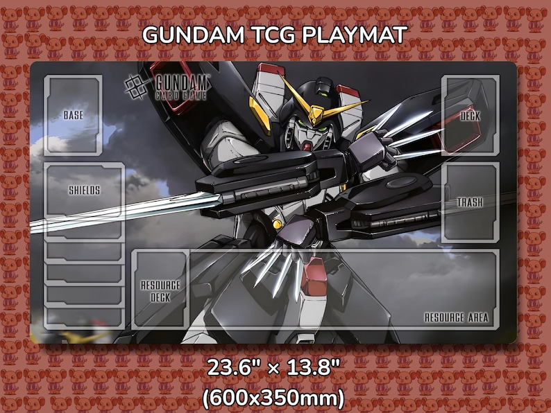 Spiegel Gundam TCG Playmat Mockup