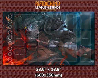 Rengar V19 - Tapis de jeu pour jeu de cartes à collectionner RiftBound