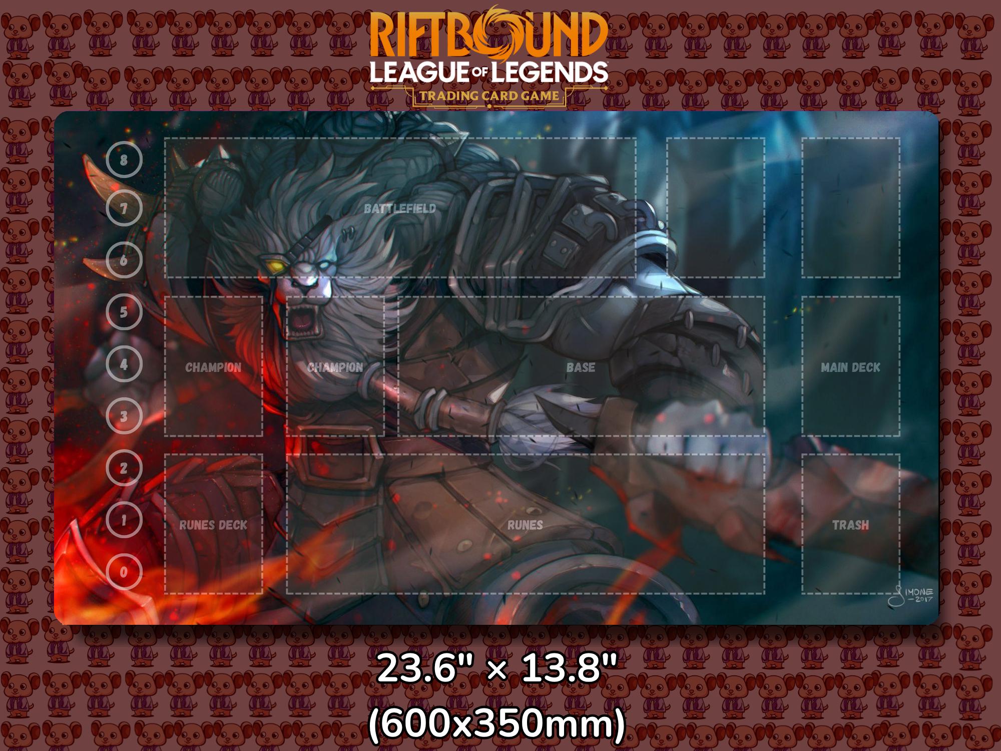 Rengar V19 - Riftbound Trading Card Game Playmat - Etsy