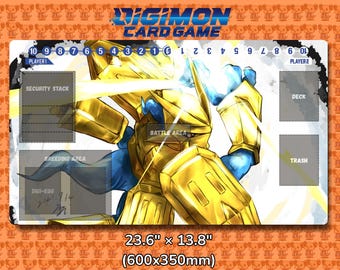 Tapis de jeu de cartes Digimon Magnamon