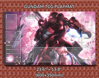 Char Zaku Gundam TCG Playmat