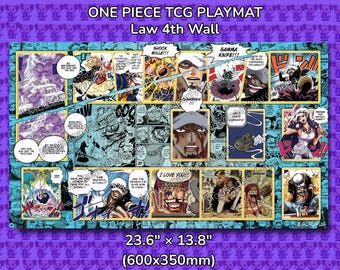 Tapete de juego de One Piece TCG Law 4th Wall