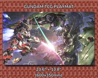 Ksha Vs Unicorn no layout Gundam TCG Playmat