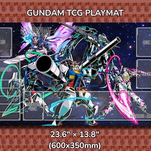 MCs Gundam TCG Playmat Mockup
