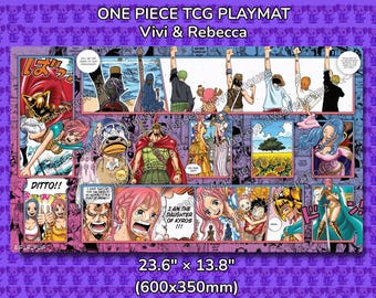 デジタルワンピースTCGプレイマット：レイジュブルーパープルリーダー