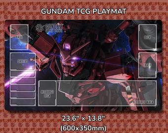 Red Gundam Gundam TCG Playmat