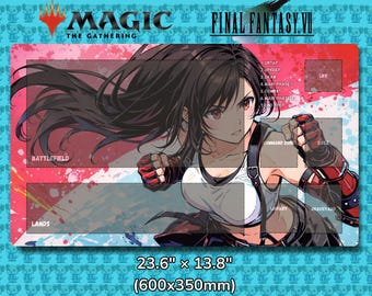Tapis de jeu Tifa Battle Ready Magic the Gathering x Final Fantasy JCC