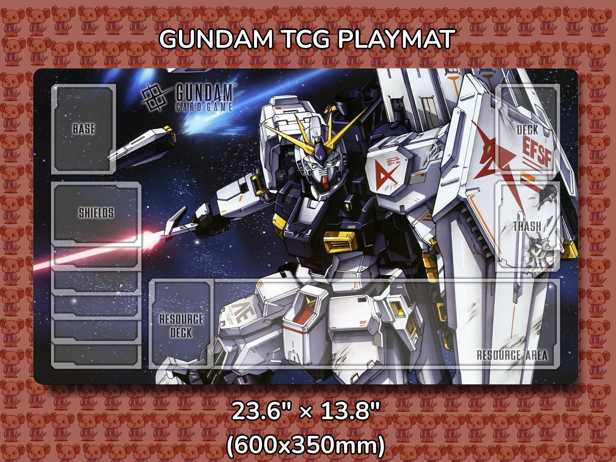Hi Nu RX932 V4 Gundam TCG Playmat - Etsy