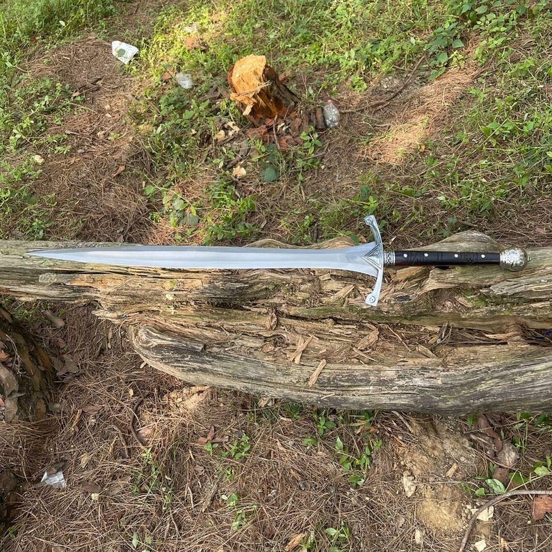 Hand Forged Viking Sword: 5160 Carbon Steel, 20-inch Blade Christmas ...