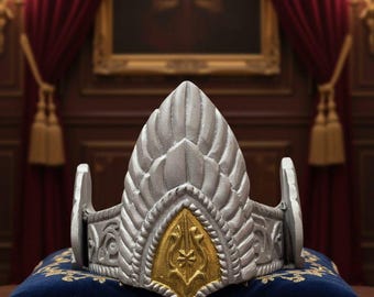 Aragorn Inspired Royal Display Crown | Silver & Gold Home Decor