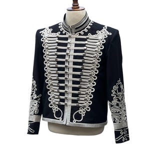 Vintage Napoleonic Wool Military Jacket Steampunk Military Jacket Uniform Tunic Pelisse Handmade jacket Available in 24+ Colors For Men&#39;s