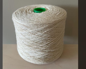 100% Shetland Wollgarn, 2-fädig, ungefärbtes britisches Garn