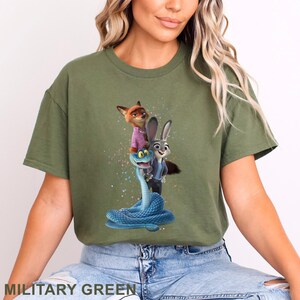 Zootopia 2 Disney Shirt, Walt Disney World Shirt, Judy Hopps Nick Wilde Gary De'Snake Shirt, Disneyland Zootopia Shirt 654667 bild 11