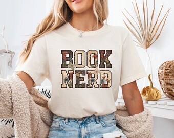 Book Nerd T-shirt, Book Lovers Gift, Bookish Tshirt, Teacher  Book Tee