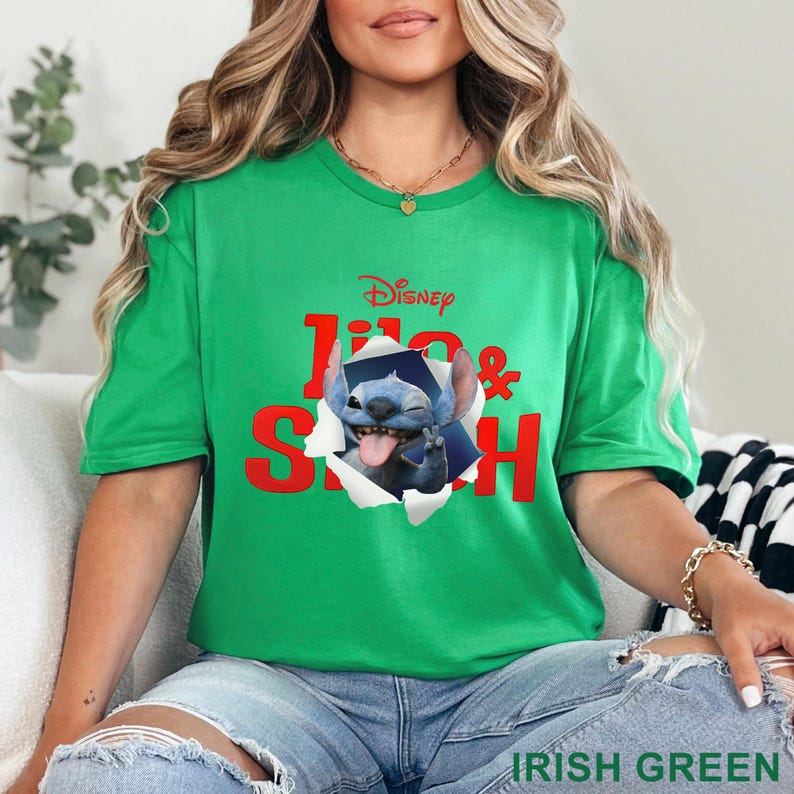 Lilo and Stitch Shirt, Lilo And Stitch Tee, Magic Kingdom Shirt, Stitch Movie Tee, Stitch 2025 Shirt, Disney Stitch Tee 653391 image 6