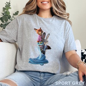 Zootopia 2 Disney Shirt, Walt Disney World Shirt, Judy Hopps Nick Wilde Gary De'Snake Shirt, Disneyland Zootopia Shirt 654667 bild 17