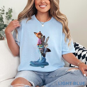 Zootopia 2 Disney Shirt, Walt Disney World Shirt, Judy Hopps Nick Wilde Gary De'Snake Shirt, Disneyland Zootopia Shirt 654667 bild 7