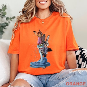Zootopia 2 Disney Shirt, Walt Disney World Shirt, Judy Hopps Nick Wilde Gary De'Snake Shirt, Disneyland Zootopia Shirt 654667 bild 13