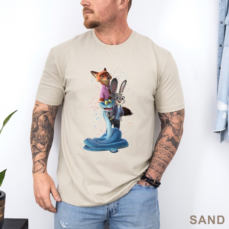 Zootopia 2 Disney Shirt, Walt Disney World Shirt, Judy Hopps Nick Wilde Gary De'Snake Shirt, Disneyland Zootopia Shirt 654667 bild 16