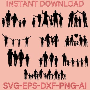 Family SVG Bundle \ Family Cut Files \ Family Clipart \ Family Designs \ Children SVG \ Fathers Day SVG \ Mothers Day Svg \ Family Love Svg