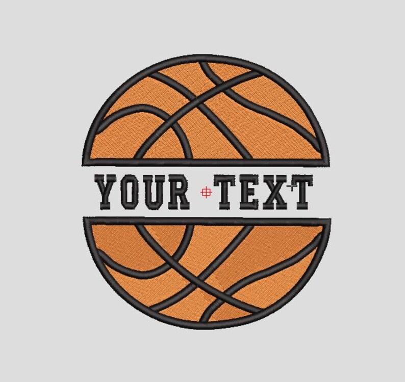 Basketball Embroidery Design: Sports Team File (instant Download, 5 ...