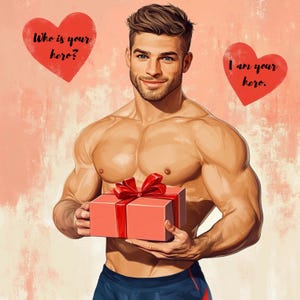 Tarjeta de felicitación | Tarjetas de amor imprimibles | Tarjeta de corazón | ¿Quién es tu héroe?