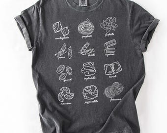 Comfort Colors® Pasta Shirt, Al Dante Shirt, Italian Summer Shirt, La Dolce Vita Shirt, Tomato Girl, Pasta Womens Shirt, Eat Pasta Run
