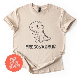 Pregosaurus Shirt, Pregnancy Announcement Tshirt, Pregnancy Reveal T-Shirt, Baby Shower Gift, Expecting Mom Tee, Funny Maternity Shirt