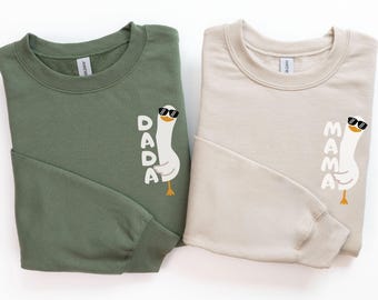 One Silly Goose First Birthday Sweatshirt 1st Birthday Silly Goose Theme Mama Dada Goose Shirt 1st Birthday Boy Matching Mom Dad