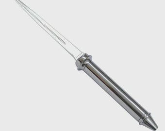 Réplica da Espada Sobrenatural e Angelical – Lâmina decorativa colecionável feita à mão com bainha de couro, presente para ele/ela, presente de aniversário/casamento
