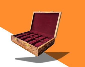 Handmade Wooden Watch Box for 5-15 Watches – Luxury Organizer & Personalized Gift for Her | Muttertagsgeschenk 2025